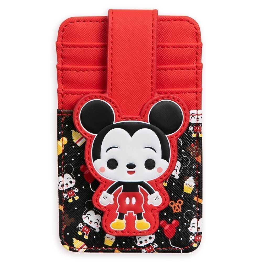 Mickey Mouse Disney Parks Food Icons Card Wallet / Cardholder NWT